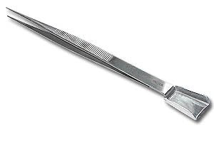 Tweezers with Bead Shovel