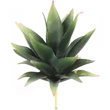 Stylish and Low-Maintenance - 6&#x22; Tall Artificial Succulent Aloe Plant for Modern Home and Office Decor with Realistic Textured Leaves