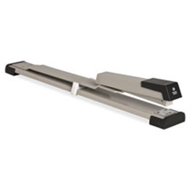 Business Source Stapler- Long Reach- 20 Sht Cap- Gray-Black