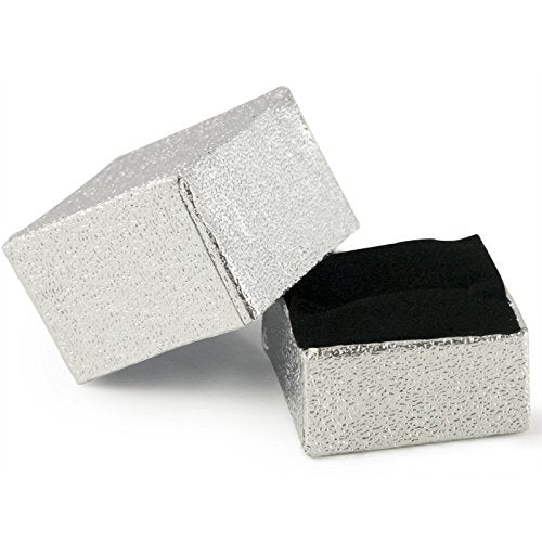 Square Ring Box Silver Case of 100