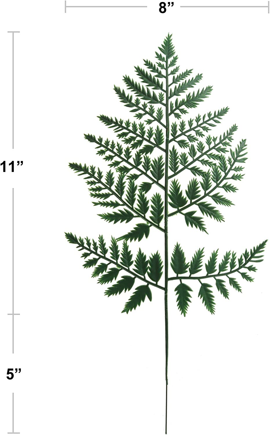 Vibrant Green Leatherleaf Spray Picks | 12-Inch | Modern Accents | Lifelike Faux Greenery Picks | Floral Arrangements, Weddings, & Special Occasions | Home & Office Decor (Set of 288), Floral Home by Artificial Flowers