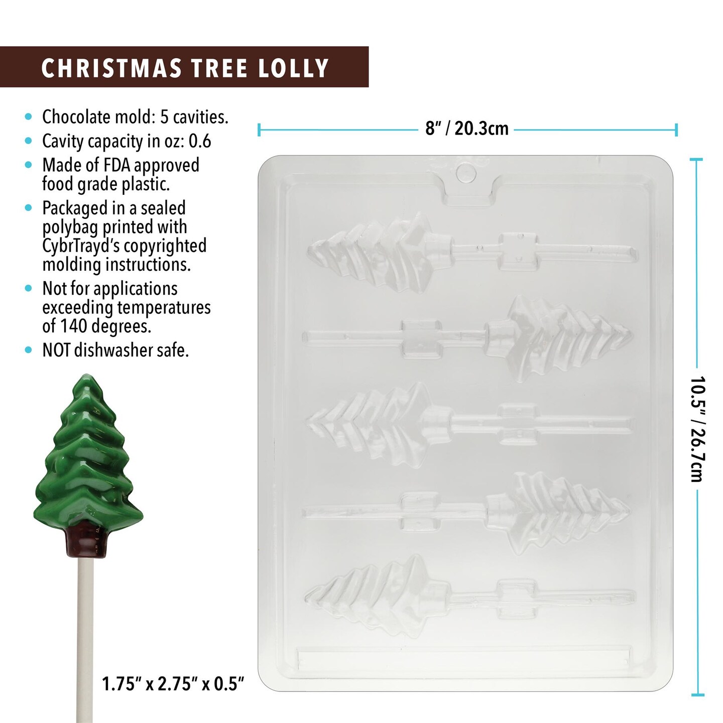 Chocolate Mold: Christmas