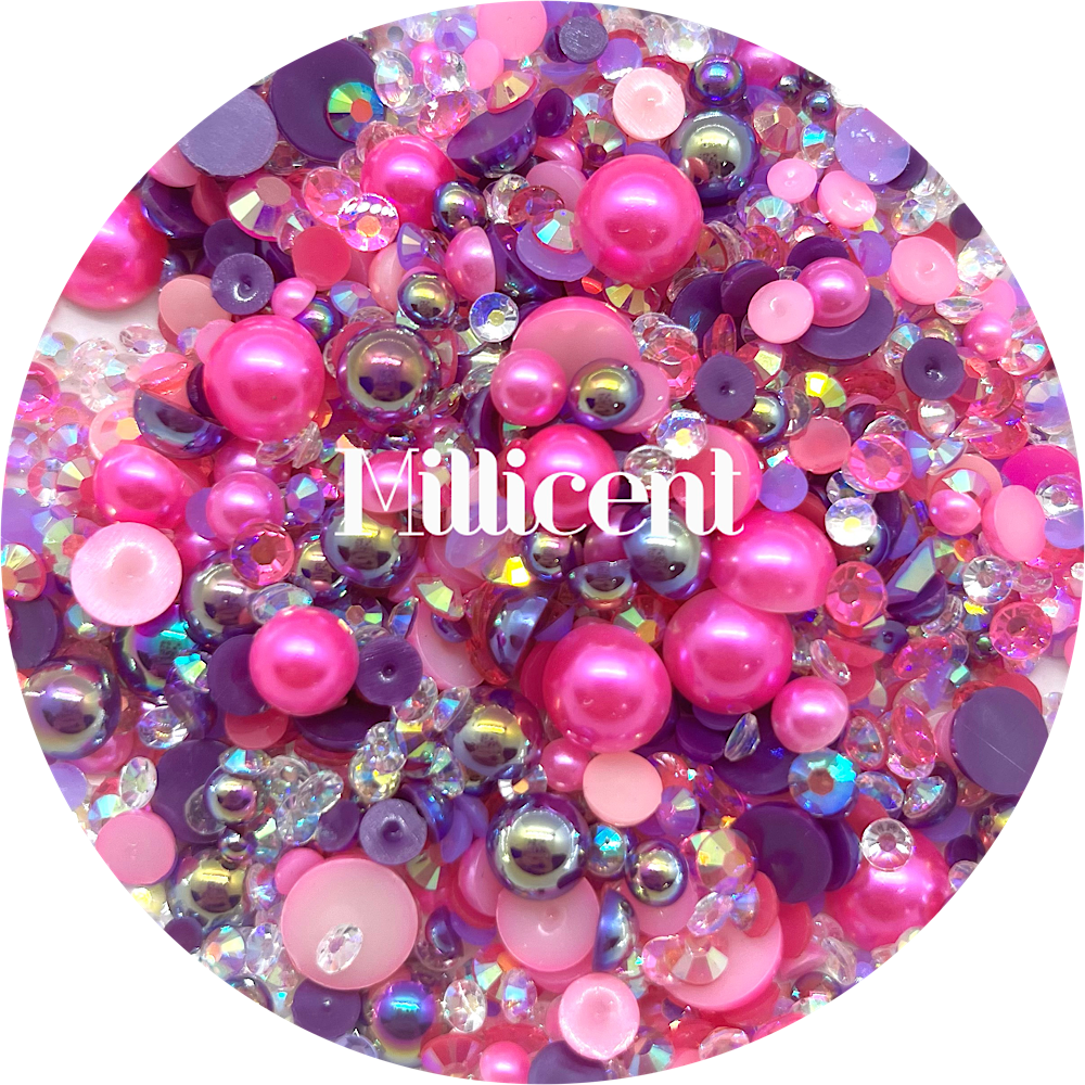 Flatback Pearl & Rhinestone Mix - Millicent by Glitter Heart Co.™