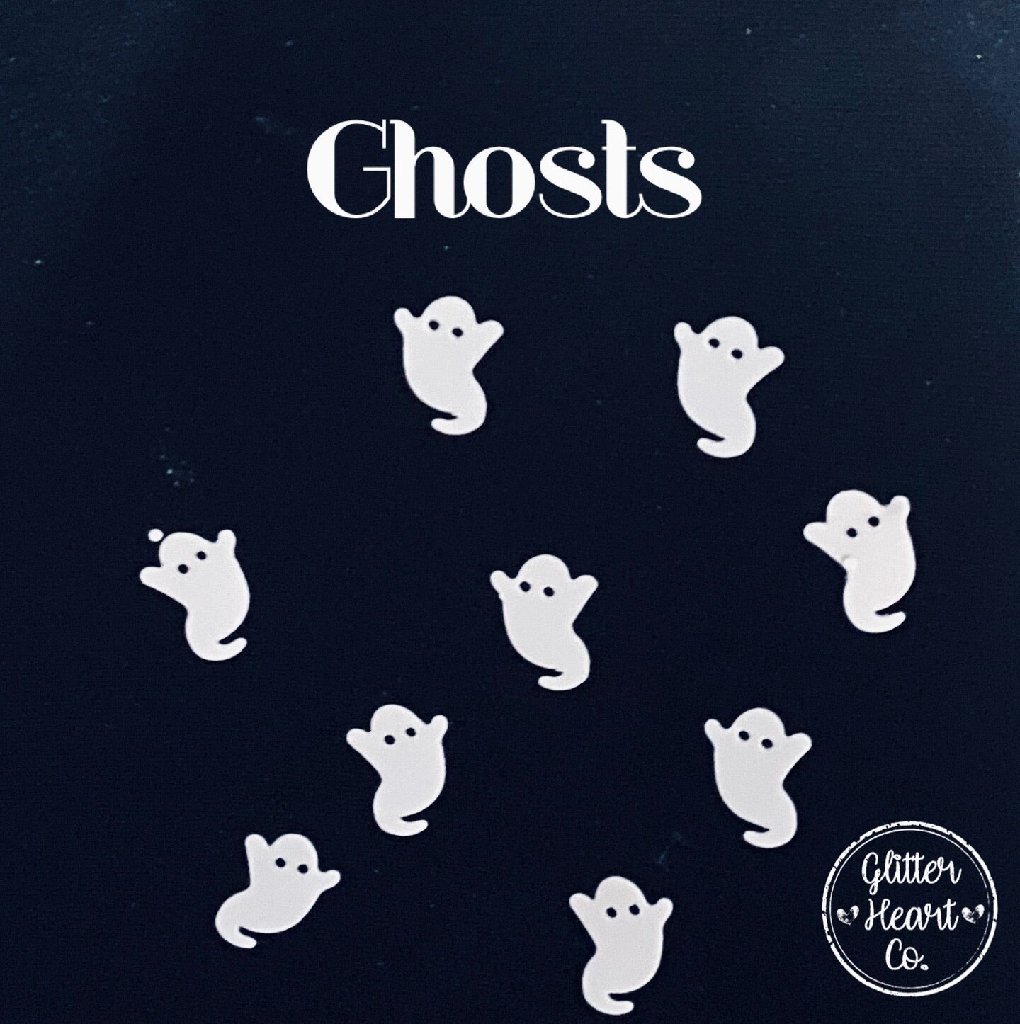Polyester Glitter - Ghost Glitter Shape by Glitter Heart Co.&#x2122;