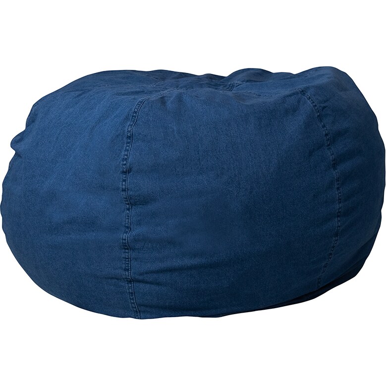 Flash Furniture Denim Bean Bag Chair