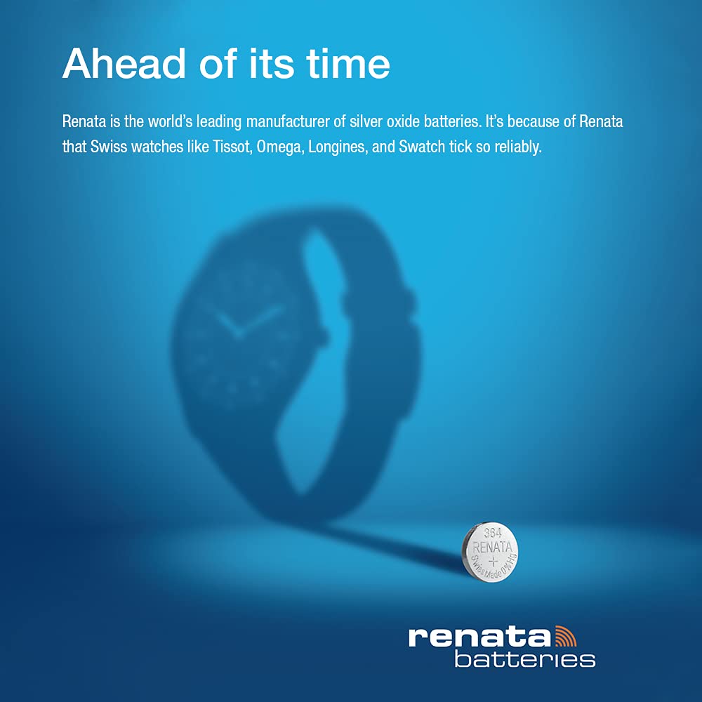 Renata Silver Oxide Watch Battery 377 - SR626SW (3 Batteries)