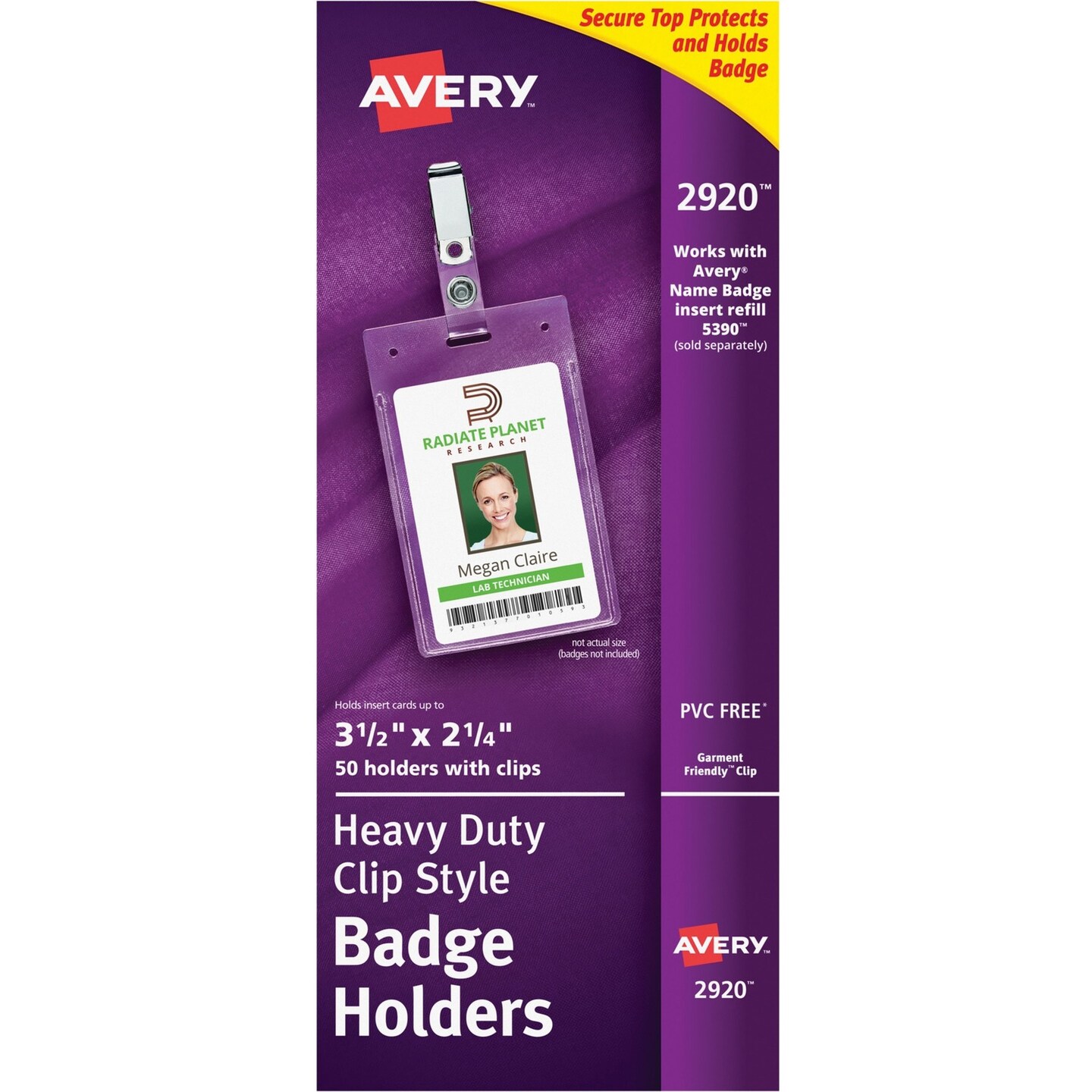 Avery Photo ID Badge Holders Business Size 2 1/4x3 1/2 Portrait Clip Michaels