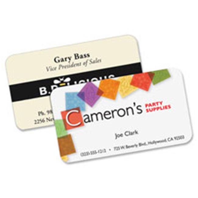 Avery Clean Edge Business Cards-Inkjet-2-Side-160-PK-WE Matte