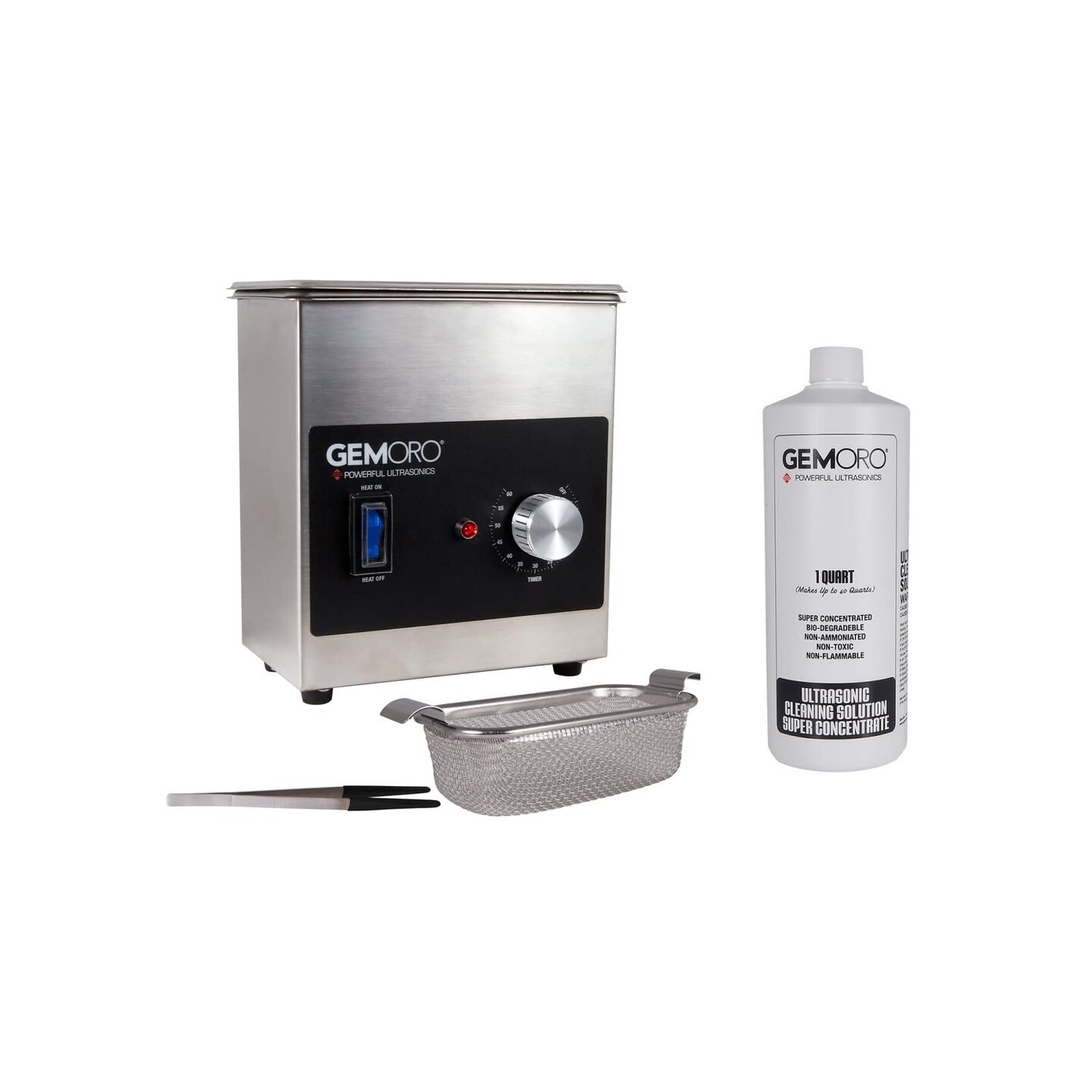 GemOro Super Concentrated Ultrasonic Cleaning Solution - Quart