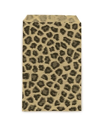 Gift Bags Leopard Print 6&#x22;x 4&#x22; (Package of 100)