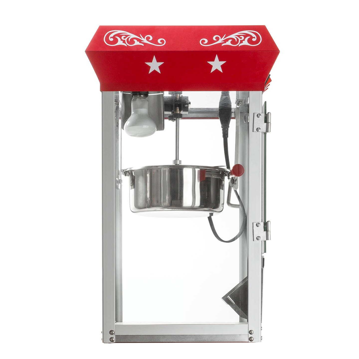 Olde Midway Bar Style Popcorn Machine Maker Popper with 10-Ounce Kettle