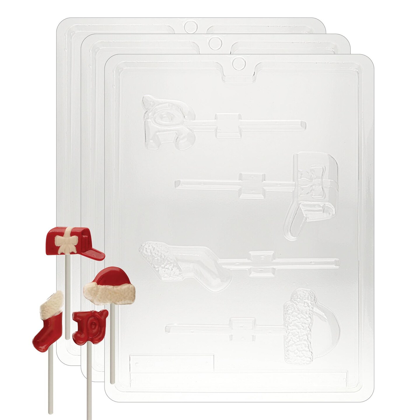 Chocolate Mold Asst Christmas Lollies