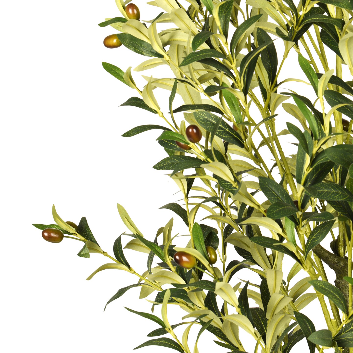 72&#x27;&#x27; Artificial Olive Tree Tall Fake Plants Suitable for Modern Living Rooms