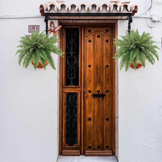 Artificial Boston Fern Plant 35 Fronds - 34&#x22; Diameter, 4-Pack | Lifelike Faux Greenery | Indoor Outdoor Decor | High-Quality &#x26; Easy to Arrange | Floral Home by Artificial Flowers