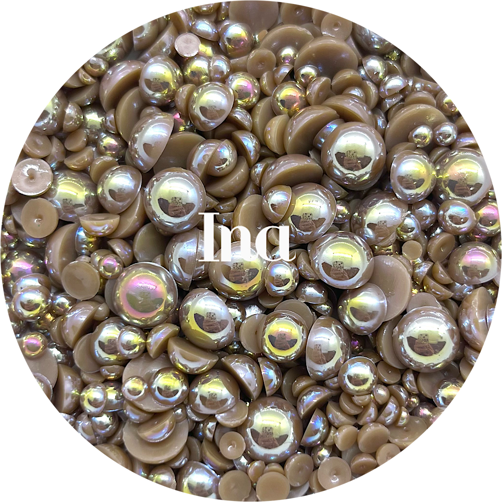 Flatback Pearl Mix Ina by Glitter Heart Co