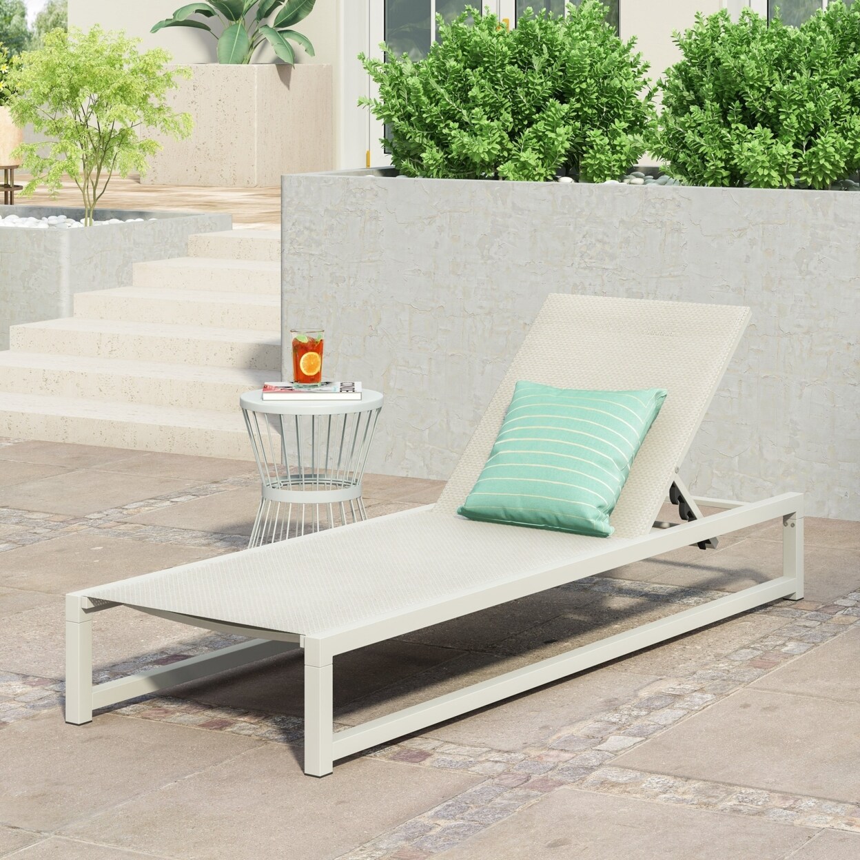 Chaise lounge bench seat hot sale