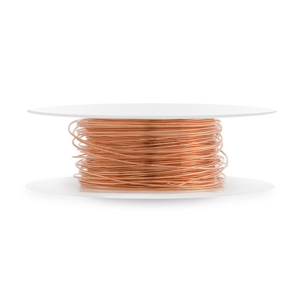 JewelrySupply Copper Dead Soft Wire Round 20 Gauge (20 Foot)