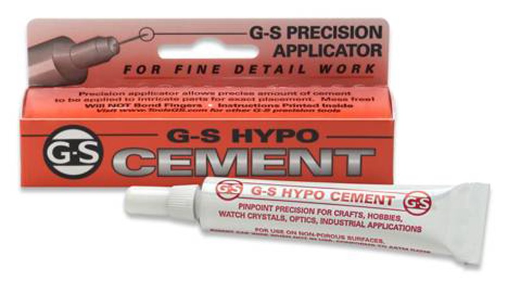 G-S Hypo-Tube Jewelers Cement Clear 1/3 oz 6 Pack