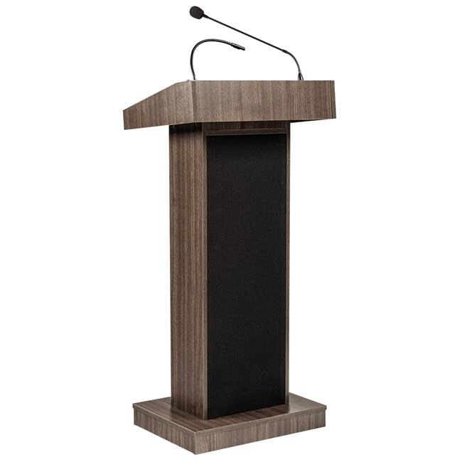 National Public Seating 800X-RW Oklahoma Sound Orator Lectern ...