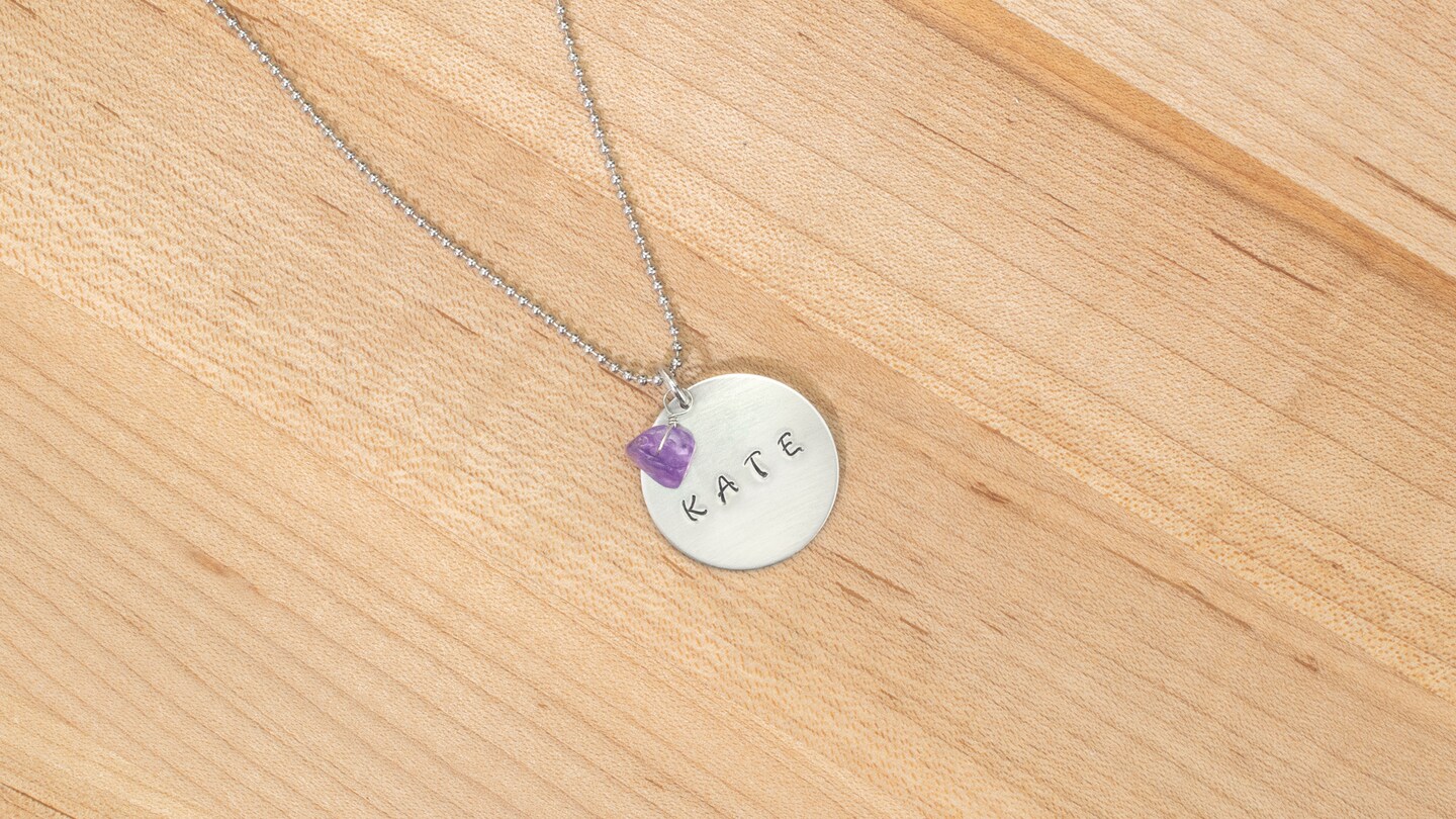 Week of Jewelry Making Introduction to the Art of Hand Stamping Metal