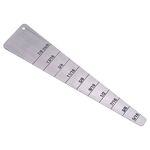 Bead Spacing Gauge w/Millimeters and Inches - Jewelry Repair Making Measuring Tool