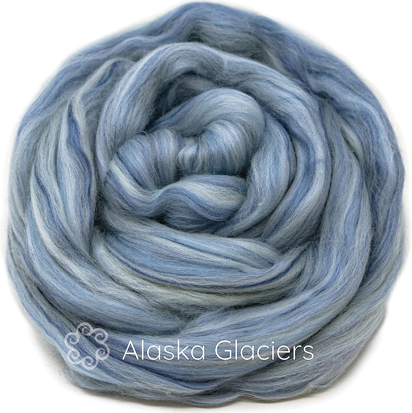 Merino Bamboo Blend Wool Fiber. Soft Combed Top Roving for Spinning &#x26; Felting.