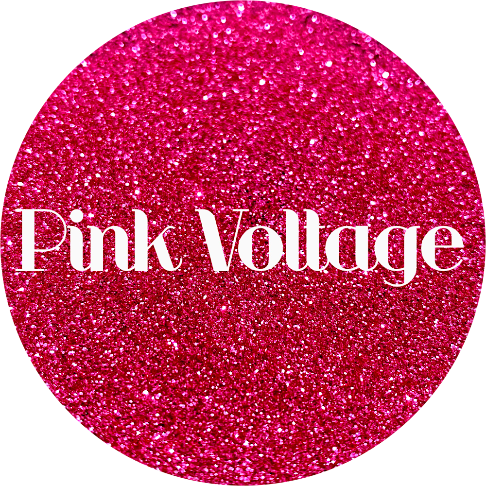 Polyester Glitter Pink Voltage by Glitter Heart Co.™ Michaels