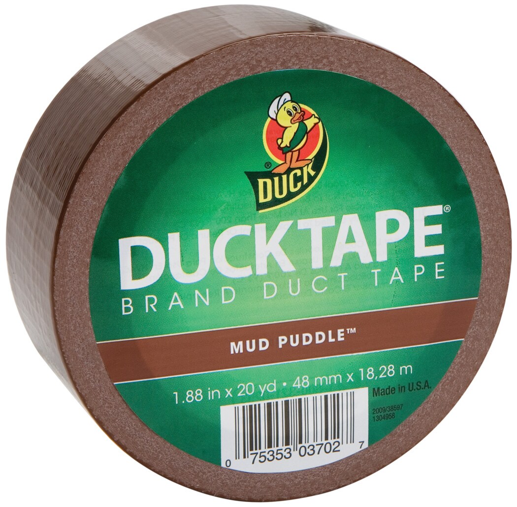 Duck Tape Solid Color Duck Tape, 1.88&#x22; x 20 yds., Mud Puddle