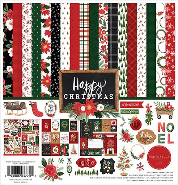 Carta Bella Happy Christmas Collection Collection Kit