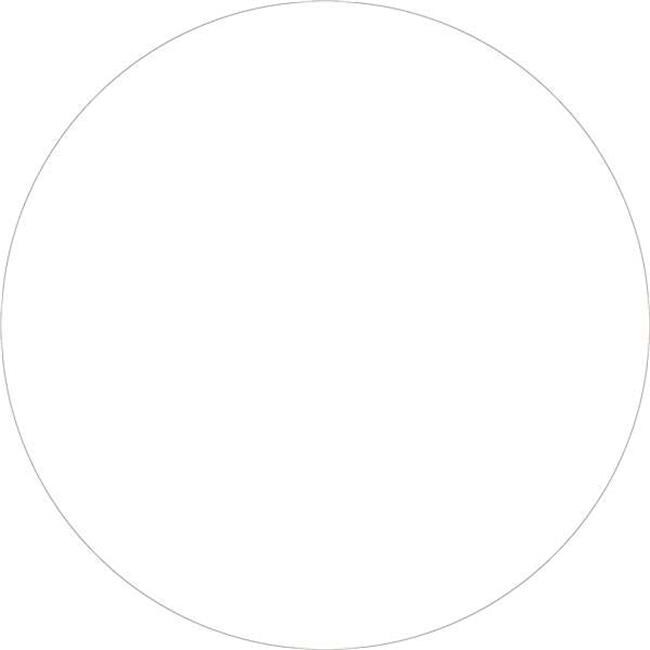 Tape Logic DL1389WH 1 in. Circle White Removable Labels Roll of 500