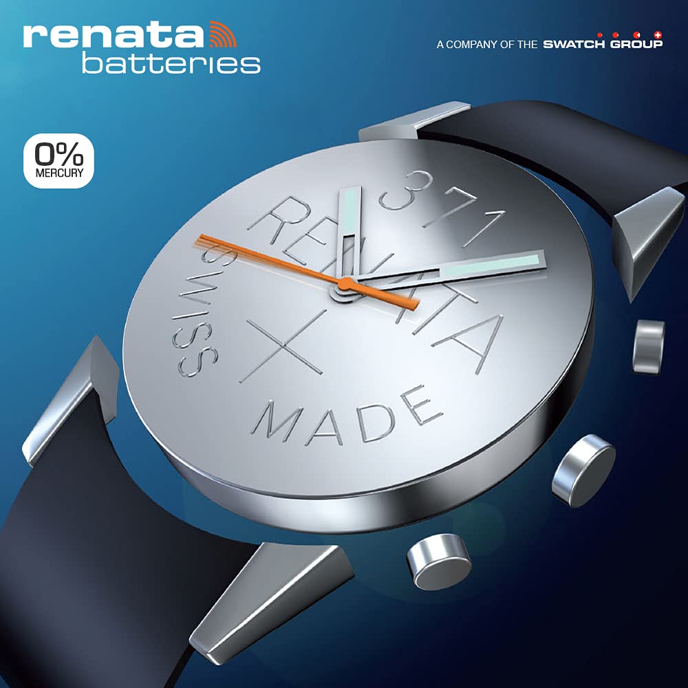 Renata Silver Oxide Watch Battery 377 - SR626SW (3 Batteries)