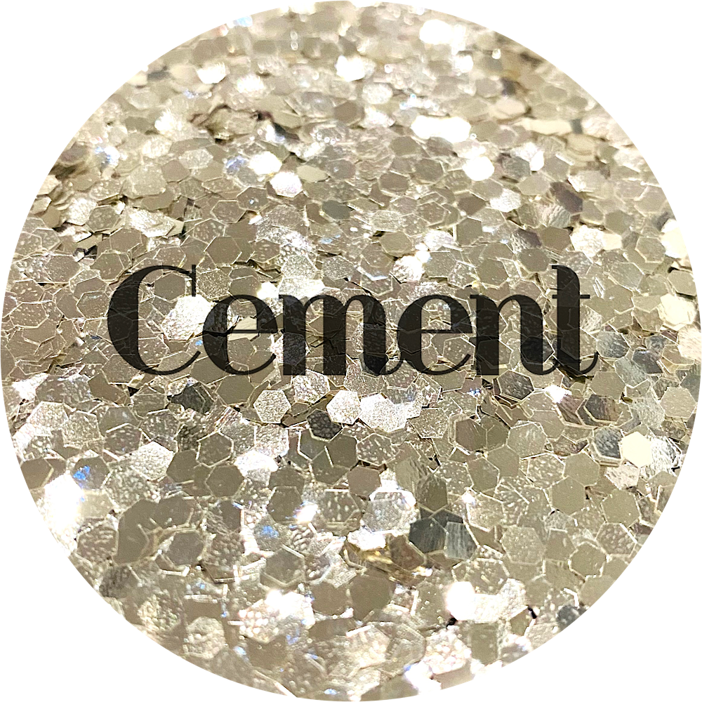 Polyester Glitter - Cement by Glitter Heart Co.&#x2122;