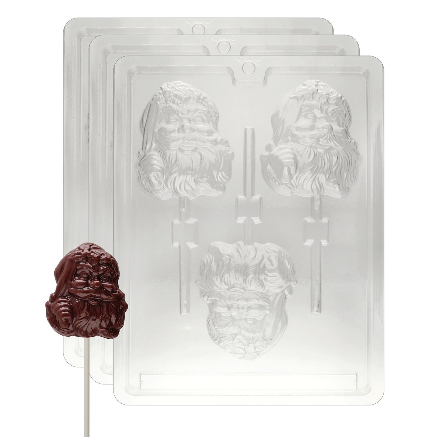 Chocolate Mold Large Santa Pop