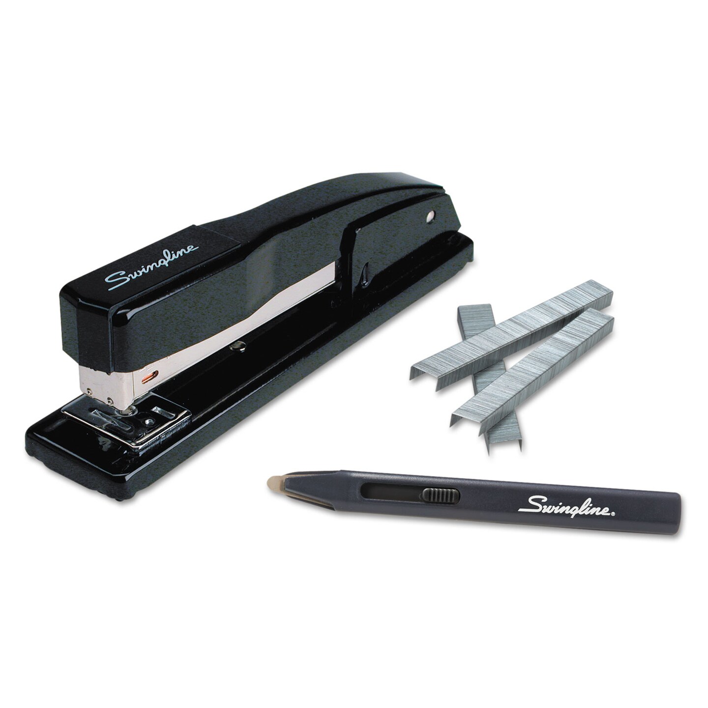 Swingline Commercial Desk Stapler Value Pack 20-Sheet Capacity Black