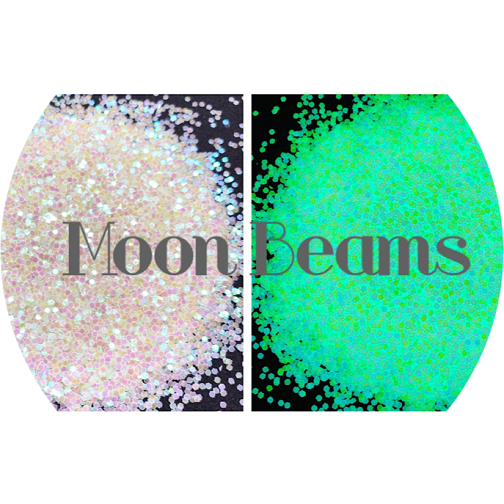 Polyester Glitter - Moon Beams - Glow in the Dark by Glitter Heart Co.™