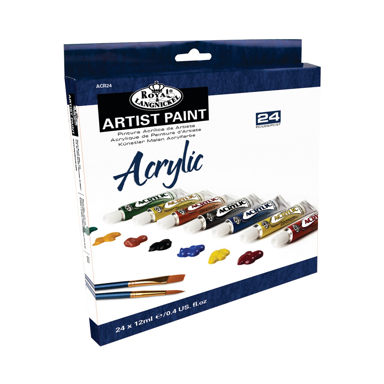 Royal Brush Acrylic Artist Paint Set, 24-Colors