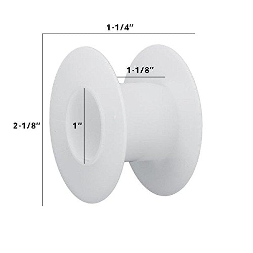 Plastic Utility Spools - Empty Plastic Wire Spools (Bulk Pack of 100)