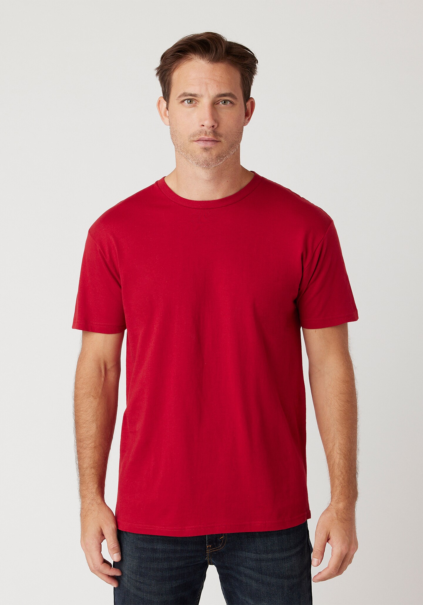 MEN'S SHORT SLEEVE TUBULAR T-SHIRT | COTTON HARITAGE® | Michaels