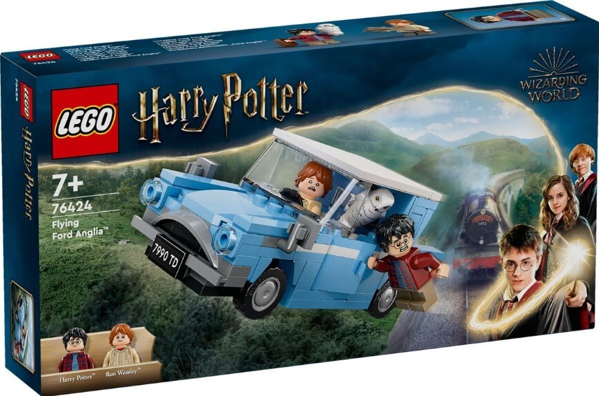 LEGO Harry Potter Flying Ford Anglia Car 76424 Building Kit (165 Pieces)