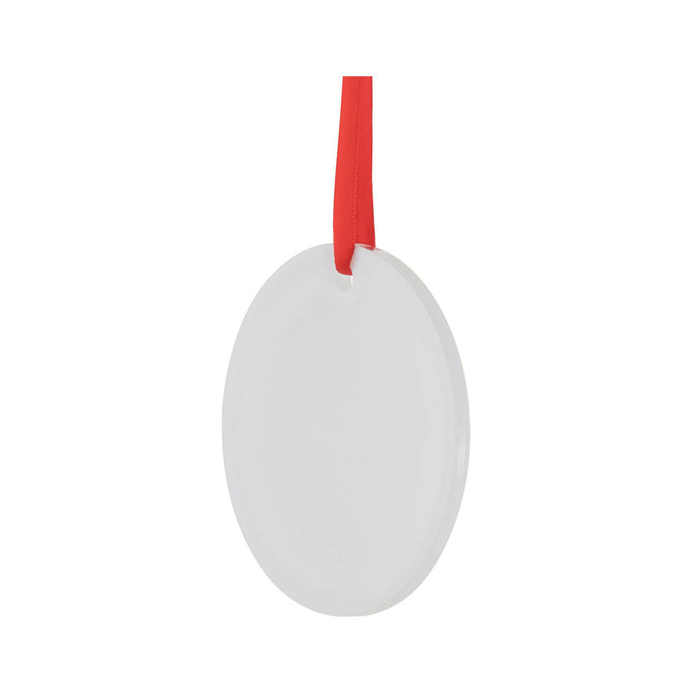 Craft Express 25 Pack 3 Inch Sublimation Clear Acrylic Ornaments