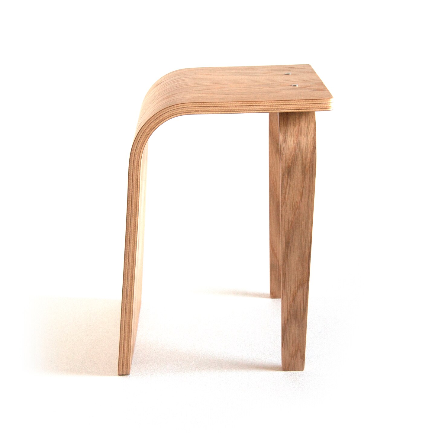 Modern Bent Plywood Stool | Unique Waterfall Design | Perfect Seating for Small Spaces product 2