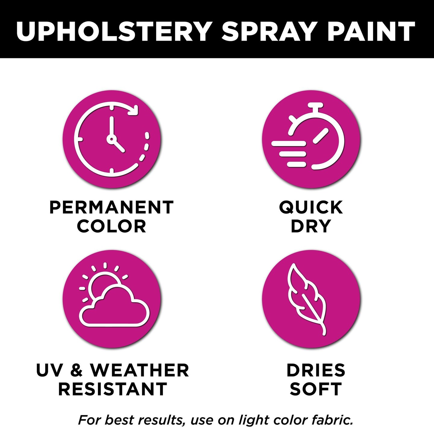 Tulip ColorShot Outdoor Fabric Upholstery Spray Navy 4 Pack