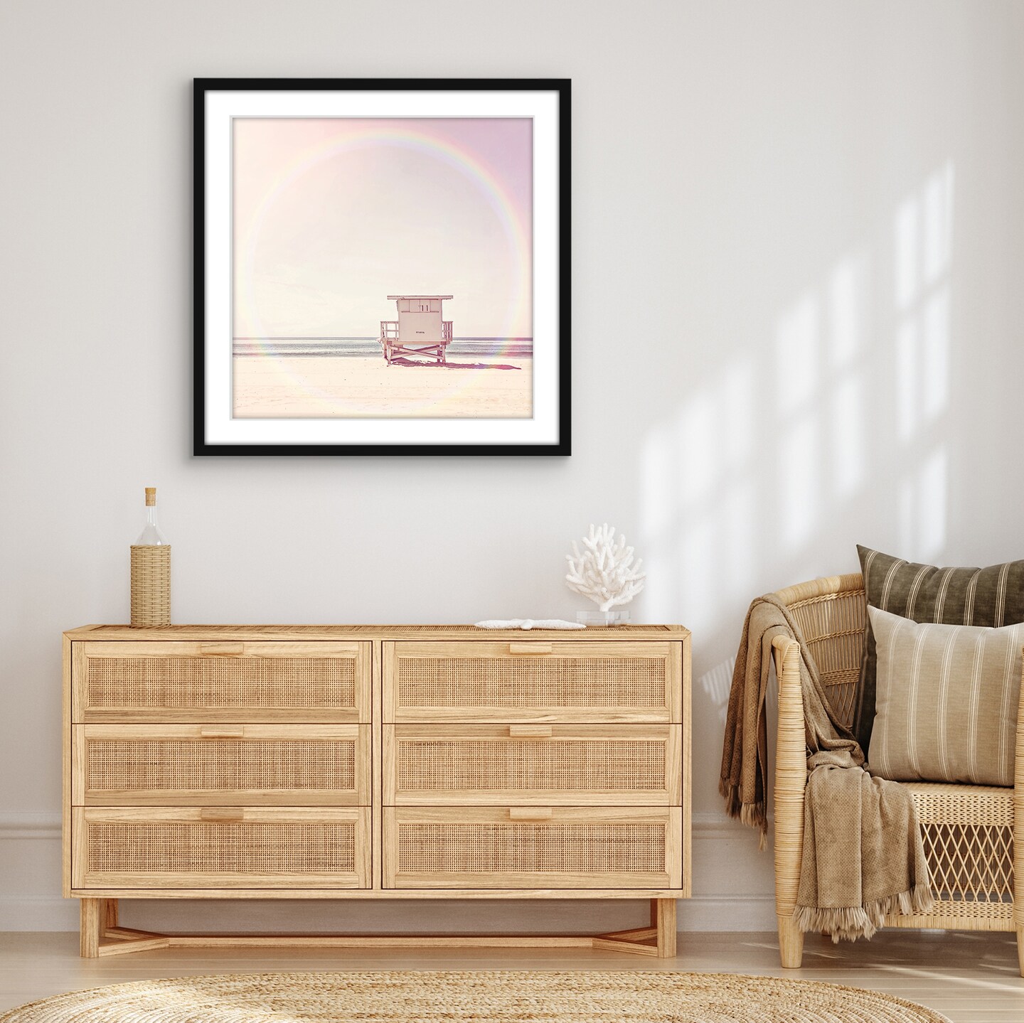 Americanflat Poster Frame With Mat - Perfect for Photos and Artwork