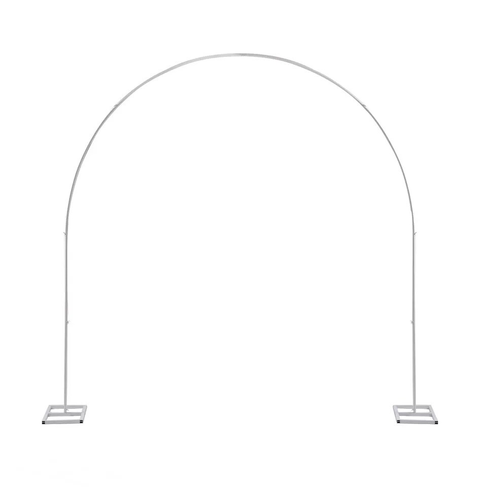 Flower Decor Frame Stand Wedding Arch Rack Arch White Party Backdrop 7.5ft