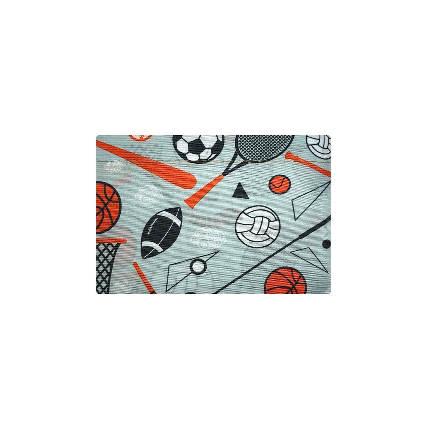 Wrapables Large Foldable Tote Nylon Reusable Grocery Bags, Sporty