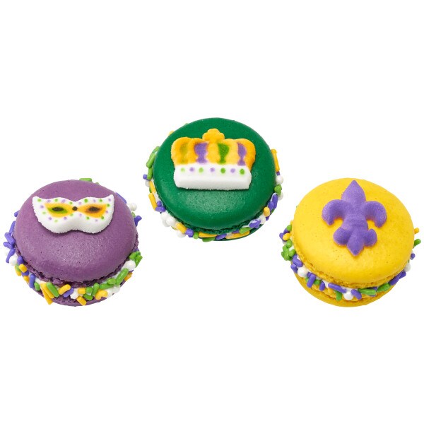 Mardi Gras Party Assortment Dec-Ons&#xAE; Decorations 12ct