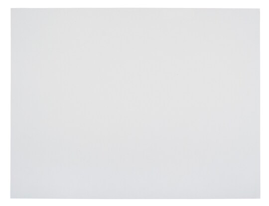 School Smart Poster Boards, 22 x 28 Inches, 8-Ply Thickness, White