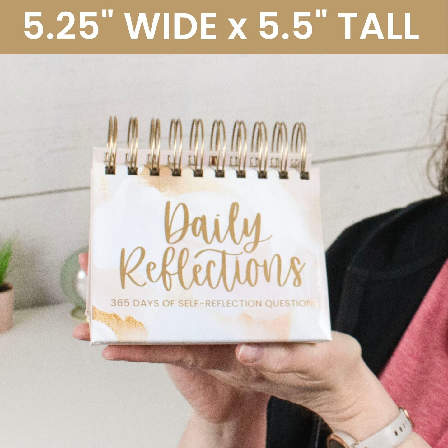 bloom daily planners Inspirational Perpetual Desk Easel, Daily Reflection Questions