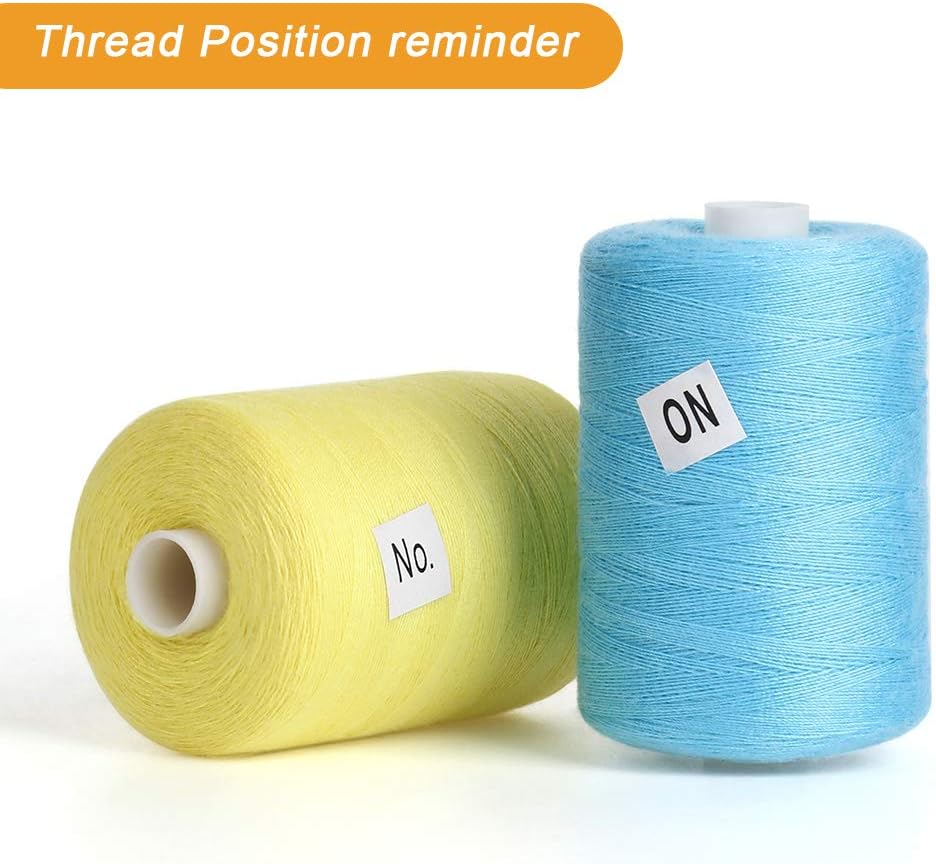 Sewing Thread Sets - 24-Color Spools Thread Mixed Cotton, 1000 Yards Sewing Kits Thread for Sewing Machine, DIY Sewing