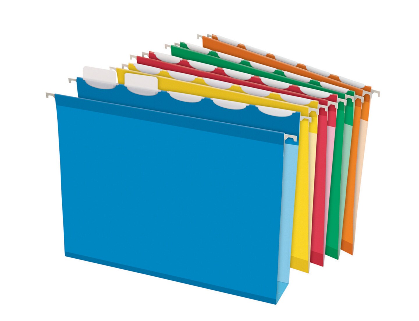 Pendaflex Ready-Tab Reinforced Expanding Hanging File Folders, Letter Size, 1/5 Cut Tabs, Assorted Colors, Set of 20